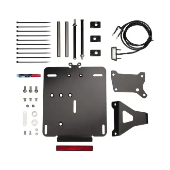 cafe 4 racer - JvB-moto BMW RnineT Side license plate holder adjustable - KEDO License Plate holder 