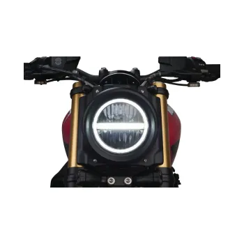 cafe 4 racer - Štít AEROSPORT hliníkový BMW R9T stříbrný - BARRACUDA Štít 663250970549