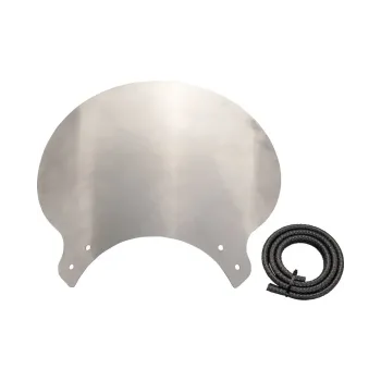 cafe 4 racer - Cafe Racer Fairing Type 2 ABS unfinished black smoke screen - Highway Hawk Front Headlamp Masks 4054783248636