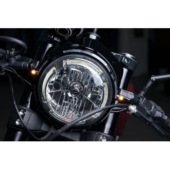 cafe 4 racer - Kellermann Bullet Atto LED směrovka černá čirá - Kellermann Standardní ukazatele směru 