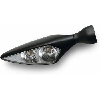 cafe 4 racer - Bullet Atto LED-indicator from Kellermann, black, clear lens - Kellermann Standard indicators 
