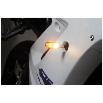 cafe 4 racer - Kellermann Indicator Micro 1000 LED, chrom, průhledné sklo - Kellermann Standardní ukazatele směru 4029265271006