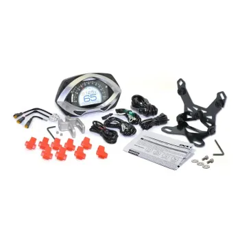 cafe 4 racer - DAYTONA VELONA2 digital speedometer, Ø 60mm, black housing, 140 km/h - Daytona Digital speedometers 4054783391707