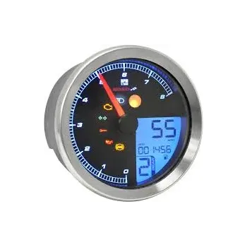 cafe 4 racer -  Koso D48 TNT-05 Tachometer universal 12.000 RPM  - Koso Digital speedometers 