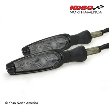 cafe 4 racer - KOSO LED indicator INFINITY, smoke - Koso Standard indicators 