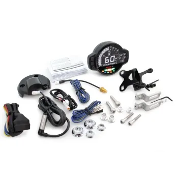cafe 4 racer -  Koso D48 TNT-05 Tachometer universal 12.000 RPM  - Koso Digital speedometers 