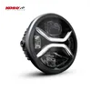 cafe 4 racer - KOSO LED headlight Zenith with parking light, black - Koso Headlights side mount 4054783254392