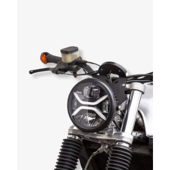 cafe 4 racer - KOSO LED headlight Zenith with parking light, black - Koso Headlights side mount 4054783254392