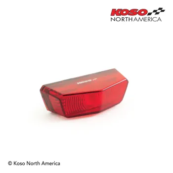 cafe 4 racer - KOSO Nano  LED taillight. red  with fixing bolt M5 - Koso LED Rear lights 4054783211432