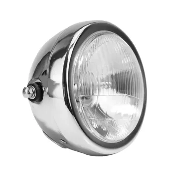 cafe 4 racer - LSL Scrambler Head Light, čiierna/chromova - LSL Predné svetlá s bočným úchytom 4251342922918