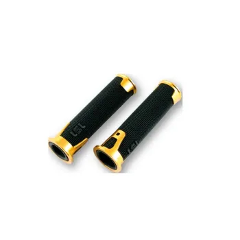 cafe 4 racer - BARRACUDA CLASSIC BLACK / SILVER HANDLES (pair) - BARRACUDA 22mm &  7/8 inch 753610861423