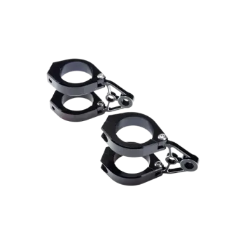 cafe 4 racer - Držák světla do 41 mm černý -  Držáky světlometů 
