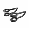 cafe 4 racer - MAX Rogue Black CNC Machined Headlight Brackets - MAX-INC  Headlights brackets & holders 