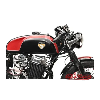 cafe 4 racer - Držák světla 35/39/41 mm chrom - Cafe4Racer Držáky světlometů 