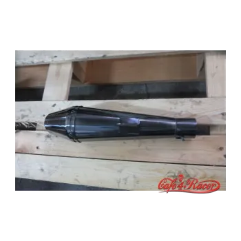 cafe 4 racer - BMW K100 style 66 black inox + collector4to1 - Cafe4Racer K100 exhaust parts 