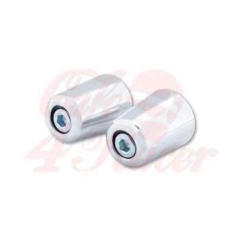 cafe 4 racer - SHIN YO handlebar weight for various KAWASAKI original handlebars, aluminium, silver - Shin Yo Bar Ends 4054783017690