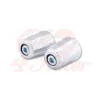 cafe 4 racer - SHIN YO handlebar weight for various KAWASAKI original handlebars, aluminium, silver - Shin Yo Bar Ends 4054783017690