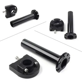 cafe 4 racer - DOMINO Gas Control Short Stroke XM2 with A450 Grips - black/red - Domino & Tommaselli Throttle control 