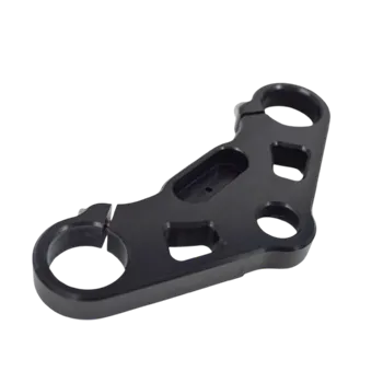 cafe 4 racer - Top Triple Tree Clamp “Scram” K100 & K75 – 41,3mm Forks anodized black - Rebelmoto BMW K75 K100 41,3mm 
