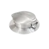 cafe 4 racer - BMW R nine T fuel caps SILVER monza style brushed - Cafe4Racer Fuel Caps 