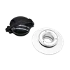 cafe 4 racer - BMW R nine T fuel caps SILVER monza style polished - Cafe4Racer Fuel Caps 