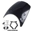 cafe 4 racer - Headlight Fairing Aluminum Black For BMW R NINE T (14-18) - Cafe4Racer Headlight Fairing - Windshield 