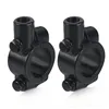 cafe 4 racer - 8mm Anti-Clockwise Black Motorcycle Mirror Mount Adaptor LH - Cafe4Racer Accessories 