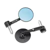 cafe 4 racer - Flat Design CNC Bar End Mirror Type 3 - Cafe4Racer Bar end mirrors 
