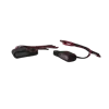 cafe 4 racer - Mini Brake Clutch Mount Led Indicators - Short / Black / smoke - Cafe4Racer Standard indicators 