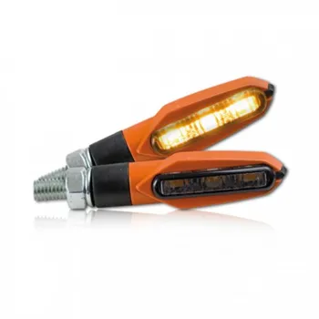 cafe 4 racer - SMD smerovka "Slight" Oranžová - HS MOTO Germany Štandardné smerovky 4251352602978