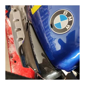 cafe 4 racer - Side covers for tank K75 K100 82-95 2V CARBON V2 - Cafe4Racer Tank & Radiator Side covers 