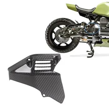 cafe 4 racer - Karbonová ochrana alternátoru - BMW K100 / K75 - Studiofibre ABS 