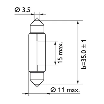 Žárovka Philips Festoon C5W