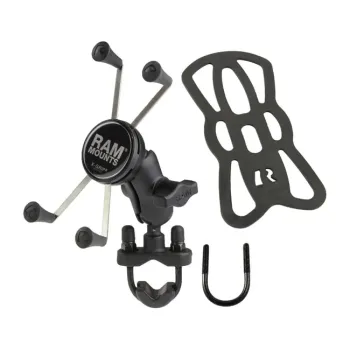 cafe 4 racer - RAM Mounts, X-Grip Phone mount w/U-Bolt base. Large phones - RAM Mounts Cell Phone accessories 