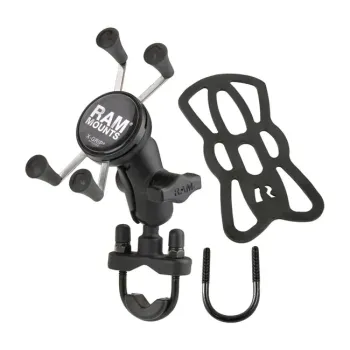 cafe 4 racer - RAM Mounts, X-Grip Phone mount w/U-Bolt base. Small phones - RAM Mounts Cell Phone accessories 
