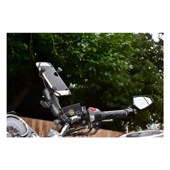 cafe 4 racer - RAM Mounts, X-Grip phone mount w/U-Bolt base. Small phone - RAM Mounts Cell Phone accessories 