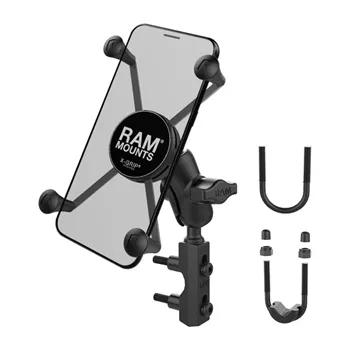 cafe 4 racer - RAM Mounts, X-Grip combo brake/clutch reservoir U-bolt mount - RAM Mounts Cell Phone accessories 