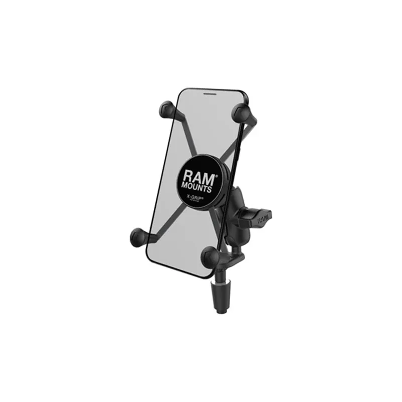 cafe 4 racer - RAM Mounts, X-Grip Phone mount w/fork stem base. Large phone - RAM Mounts Cell Phone accessories 