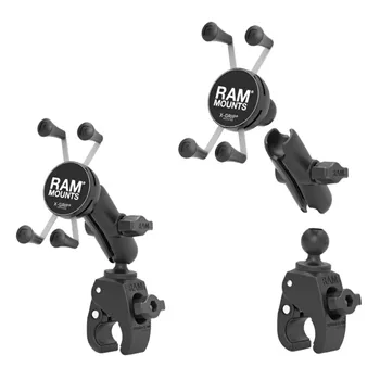 cafe 4 racer - RAM Mounts, Low Profile X-Grip with Tough-Claw™ Base. Small - RAM Mounts Cell Phone accessories 