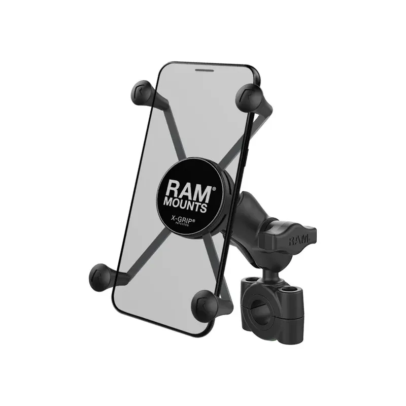 cafe 4 racer - RAM Mounts, X-Grip Phone mount Torque rail base. Large phone - RAM Mounts Cell Phone accessories 