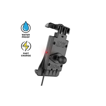 cafe 4 racer - RAM Mounts, Quick-Grip wireless charging holder - RAM Mounts Cell Phone accessories 