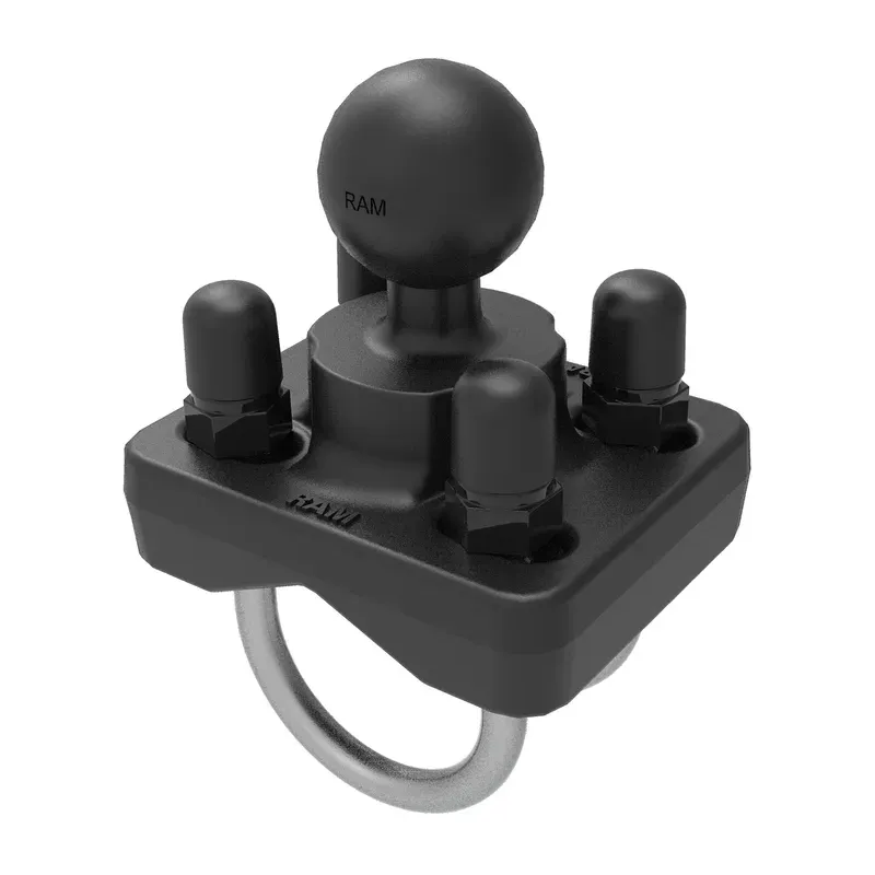 cafe 4 racer - RAM RAM DBL U-BOLT BASE W/ 1" BALL - RAM Mounts Příslušenství mobilního telefonu 793442102356
