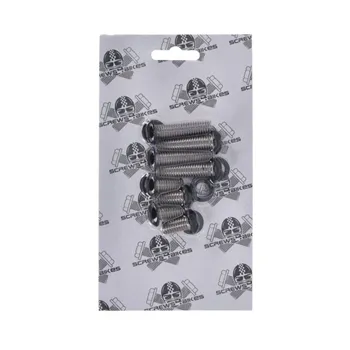 cafe 4 racer - Screws4Bikes FS.HD.4.sw Sada šroubů pro držáky blatníku lesklá černá – HD Softail 18-26 - Screw4bikes Šrouby & sety 