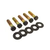 cafe 4 racer - Screws4Bikes PU.HD.4.swm Sada šroubů kladky matná černá – HD Softail 93-99, Dyna 93-99 + - Screw4bikes Šrouby & sety 
