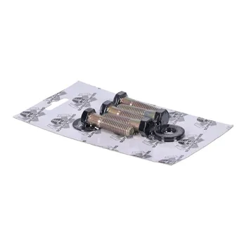 cafe 4 racer - Screws4Bikes PU.HD.3.sw Sada šroubů pro kladku kola lesklá černá – HD Softail 07-26, Dyna 06-17 - Screw4bikes Šrouby & sety 