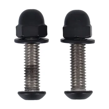 cafe 4 racer - Screws4Bikes FR.HD.3.swm Sada šroubů pro stupačky Matná černá – HD stupačky s pánským uchycením - Screw4bikes Šrouby & sety 