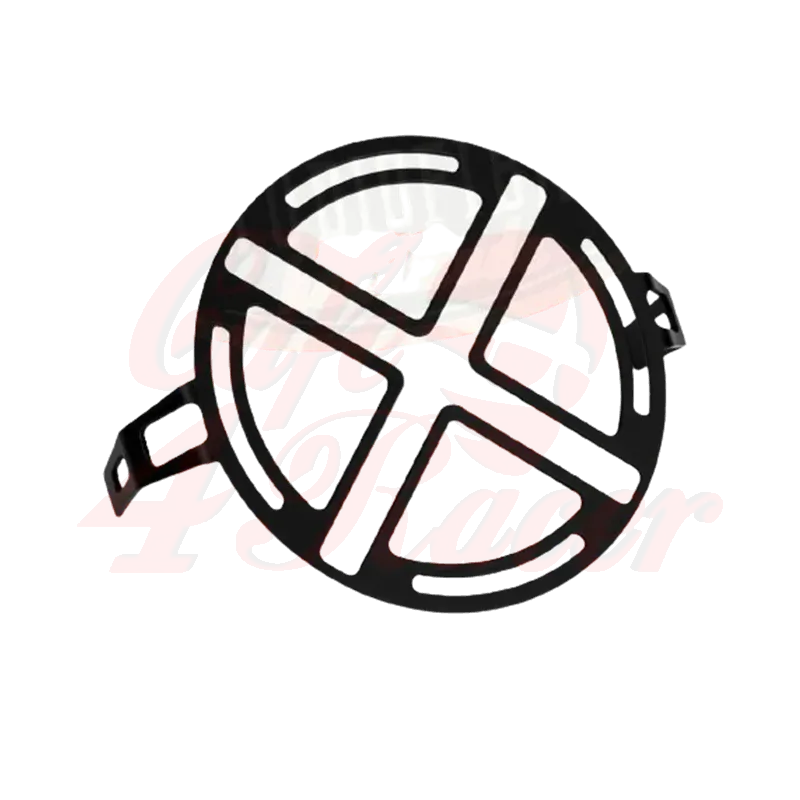 cafe 4 racer - 18cm Retro Grill Motorcycle Headlight Lamp Cover protection  style03 - Studiofibre Headlight Grills 