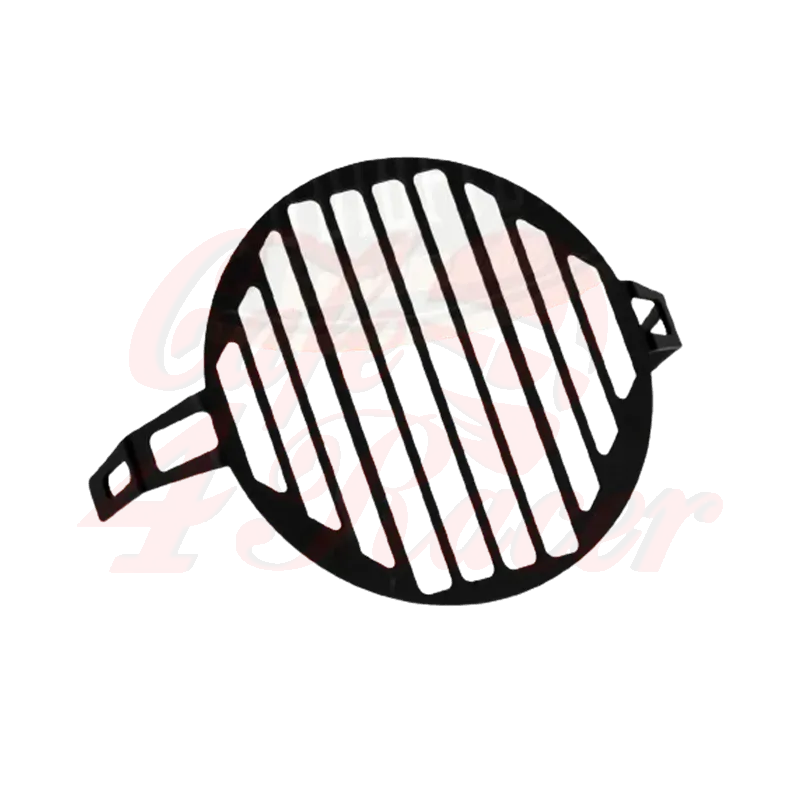 cafe 4 racer - 18cm Retro Grill Motorcycle Headlight Lamp Cover protection  style02 - Studiofibre Headlight Grills 