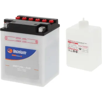tecnium Conventional battery with acid pack - BB14L-A2
