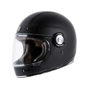 cafe 4 racer - T-1 TORC  Retro Full Face Helmet Iso Bars - TORC Helmets  T-1 